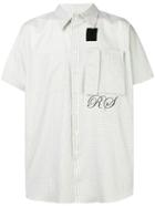 Raf Simons X Fred Perry Short-sleeved Check Shirt - White
