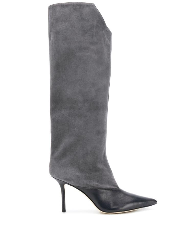 Jimmy Choo Brelan 85mm Boots - Grey