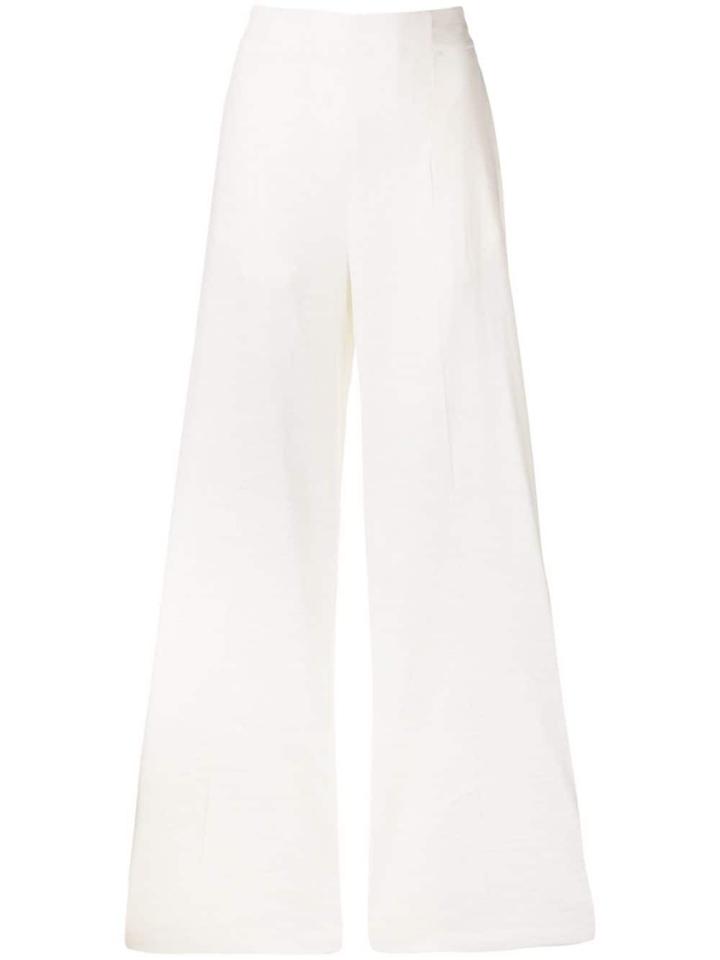 Pinko Flared Tailored Trousers - White