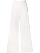Pinko Flared Tailored Trousers - White