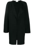 Allude Open Front Cardi-coat - Black