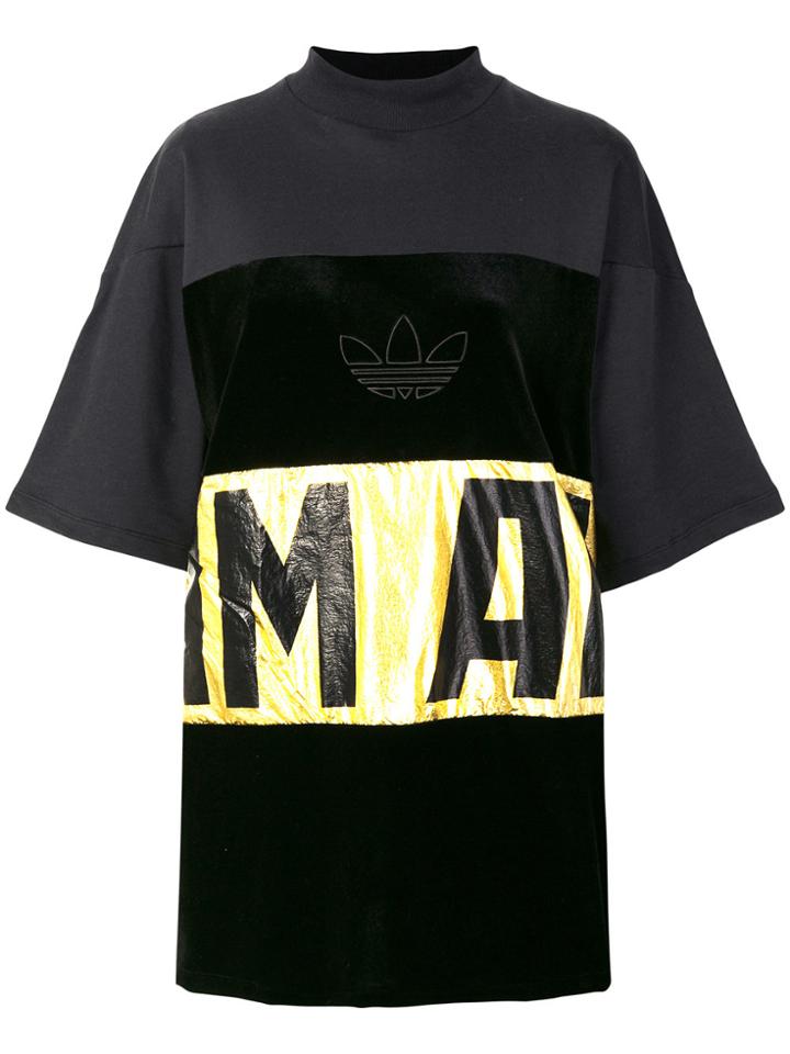 Adidas Adidas Originals Oversized Sweatshirt T-shirt - Black