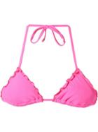 Amir Slama Triangle Bikini Top - Pink