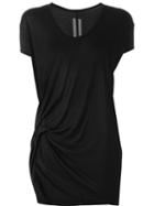 Rick Owens Draped T-shirt, Women's, Size: 42, Silk