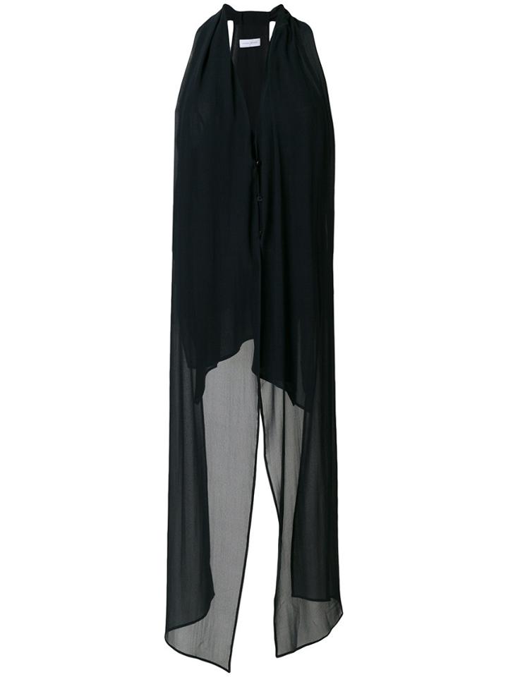 Christian Wijnants Sleeveless Layered Blouse - Blue