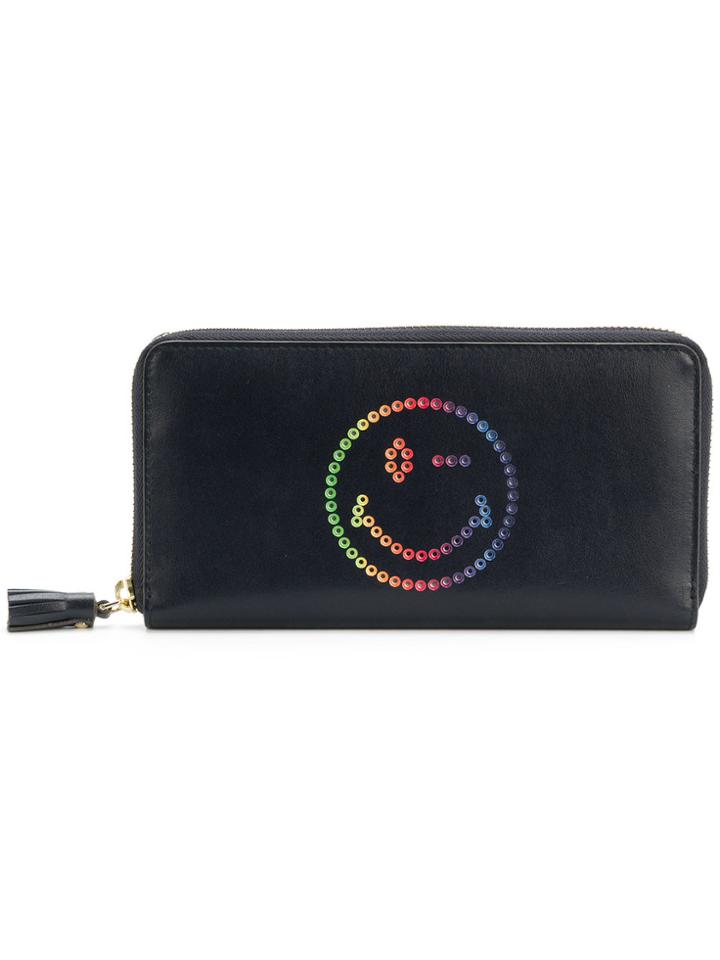Anya Hindmarch Rainbow Wink Wallet - Blue