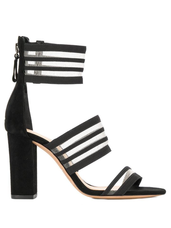 Alexandre Birman Block Heel Strappy Sandals - Black