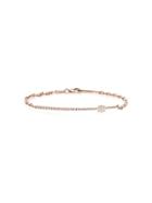 Jade Trau Metallic Rae Chain 18k Gold Diamond Bracelet