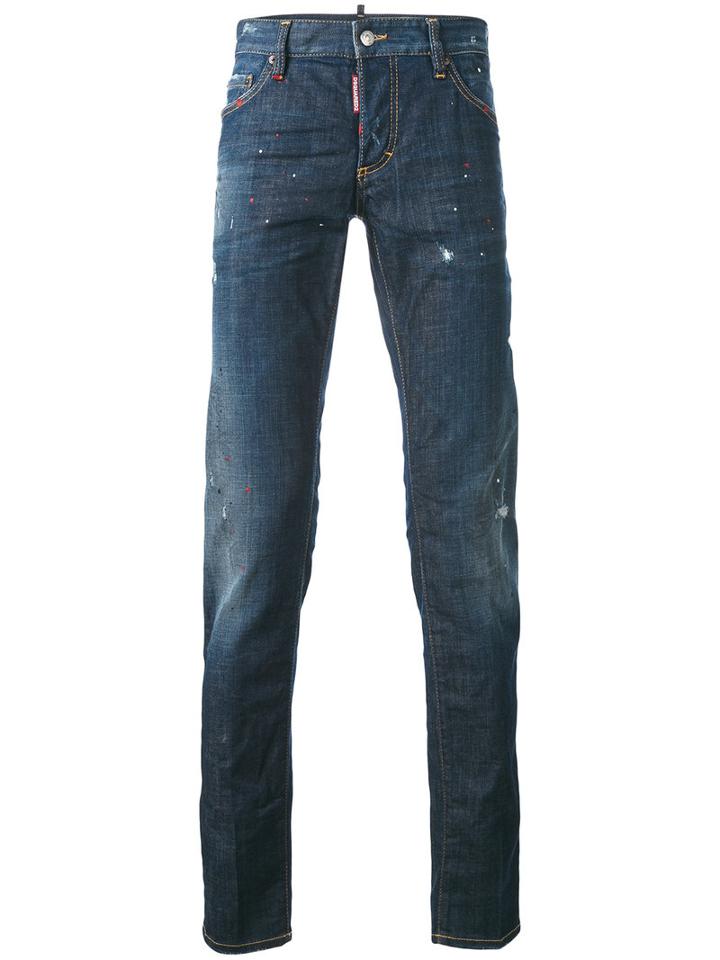 Dsquared2 - Classic Skinny Jeans - Men - Cotton/spandex/elastane - 52, Blue, Cotton/spandex/elastane