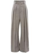 Jw Anderson High Waisted Wide Leg Trousers - Grey