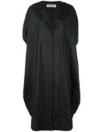 Jil Sander - Cappuccino Dress - Women - Silk/polyamide - 32, Black, Silk/polyamide