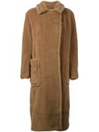 Max Mara 'jesone' Coat, Women's, Size: 40, Brown, Silk/viscose/camel Hair