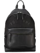Ports 1961 Follow Me Patch Backpack, Black, Leather/nylon