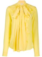 Faith Connexion Ruffled Long Sleeve Shirt - Yellow