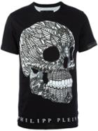 Philipp Plein 'mandala' T-shirt, Men's, Size: Large, Black, Cotton