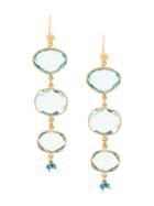 Gas Bijoux Silene Drop Earrings - Blue