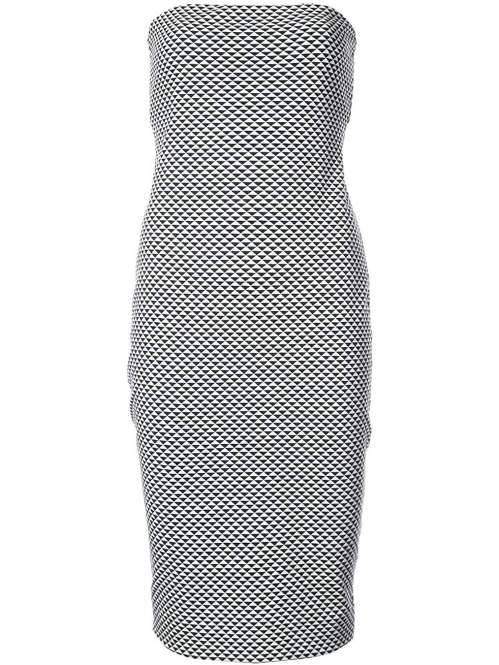 Nicole Miller Strapless Tube Dress - Black