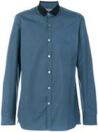 Lanvin Contrast Collar Shirt - Blue