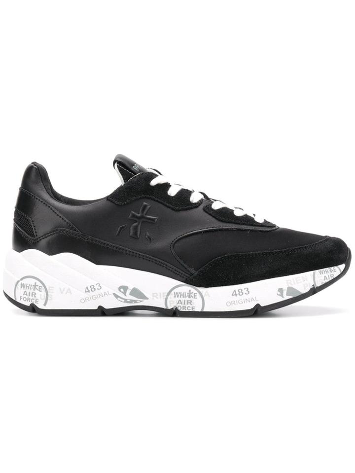 White Premiata Scarlett Sneakers - Black