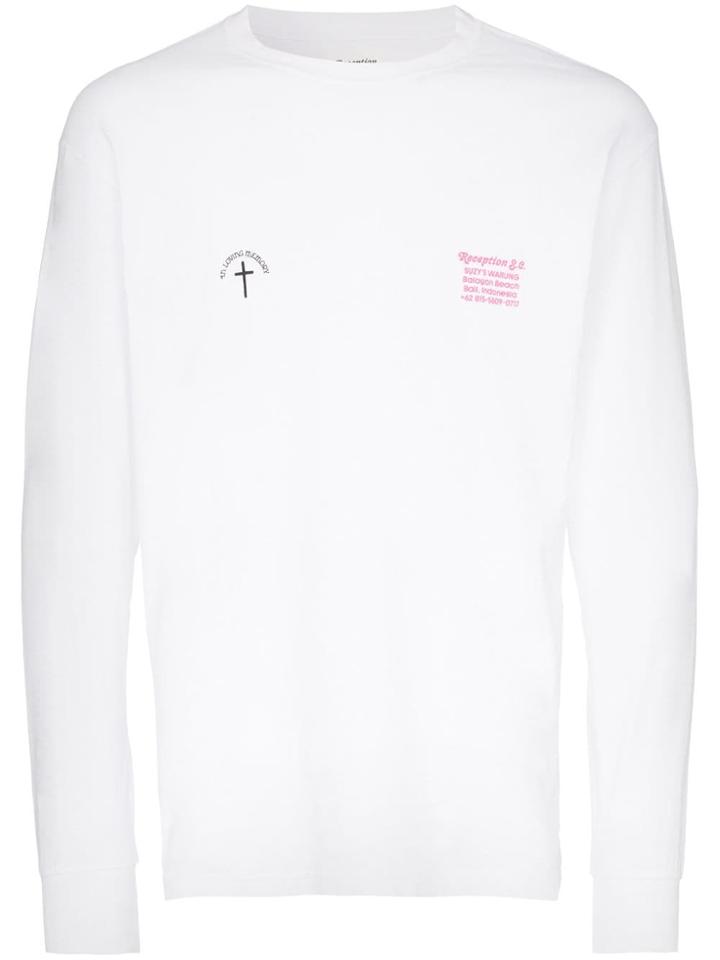Reception Suzy's Warung Bali Beach Print T-shirt - White