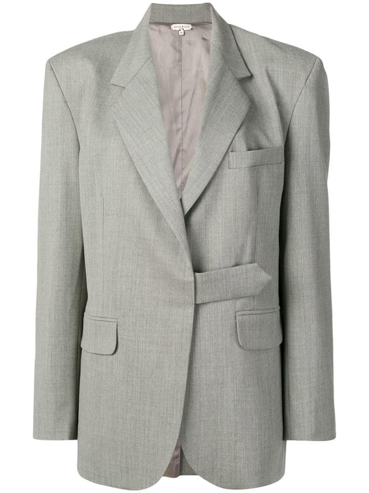 Natasha Zinko Oversized Blazer - Grey