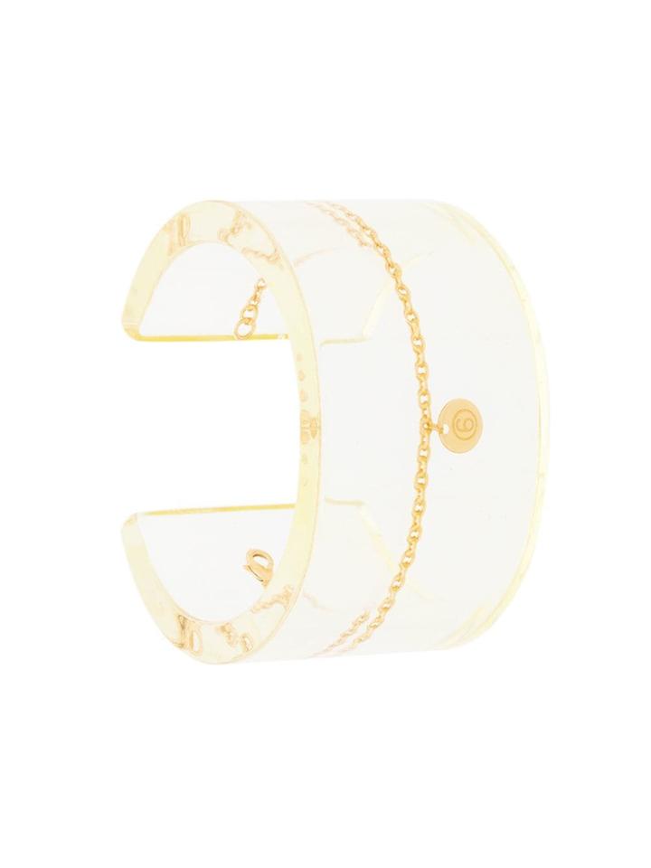 Mm6 Maison Margiela Resin Cuff - Gold