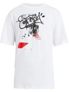 Burberry Graffiti Ticket Print T-shirt - White