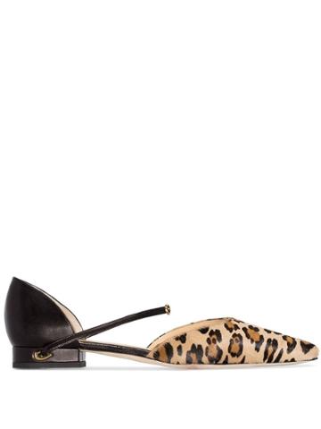 Jennifer Chamandi Eric Leopard Pumps - Black