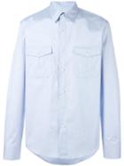 Gucci Fitted Cambridge Shirt, Size: 41, Blue, Cotton