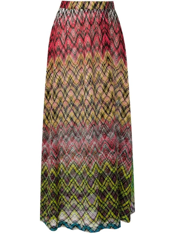 Missoni Mare Knitted Maxi Skirt - Yellow