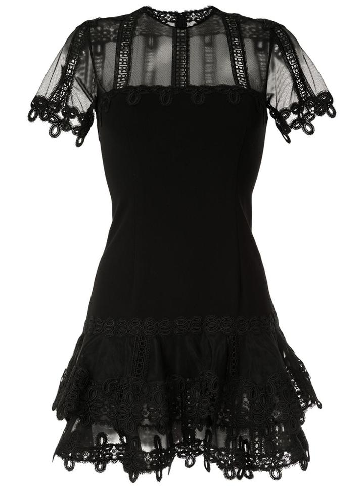 Jonathan Simkhai Guipure Lace Mini Dress - Black