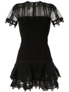 Jonathan Simkhai Guipure Lace Mini Dress - Black