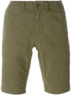 Woolrich Slim Fit Chino Shorts, Men's, Size: 32, Green, Cotton/elastodiene