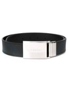 Burberry Embossed Logo Belt - Blue