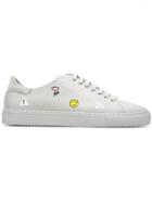 Axel Arigato Embroidered Low-top Sneakers - Grey
