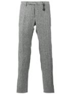 Incotex Skinny Trousers, Men's, Size: 56, Grey, Silk/linen/flax