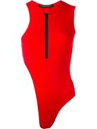 Y / Project Contrast Zip Asymmetric Body