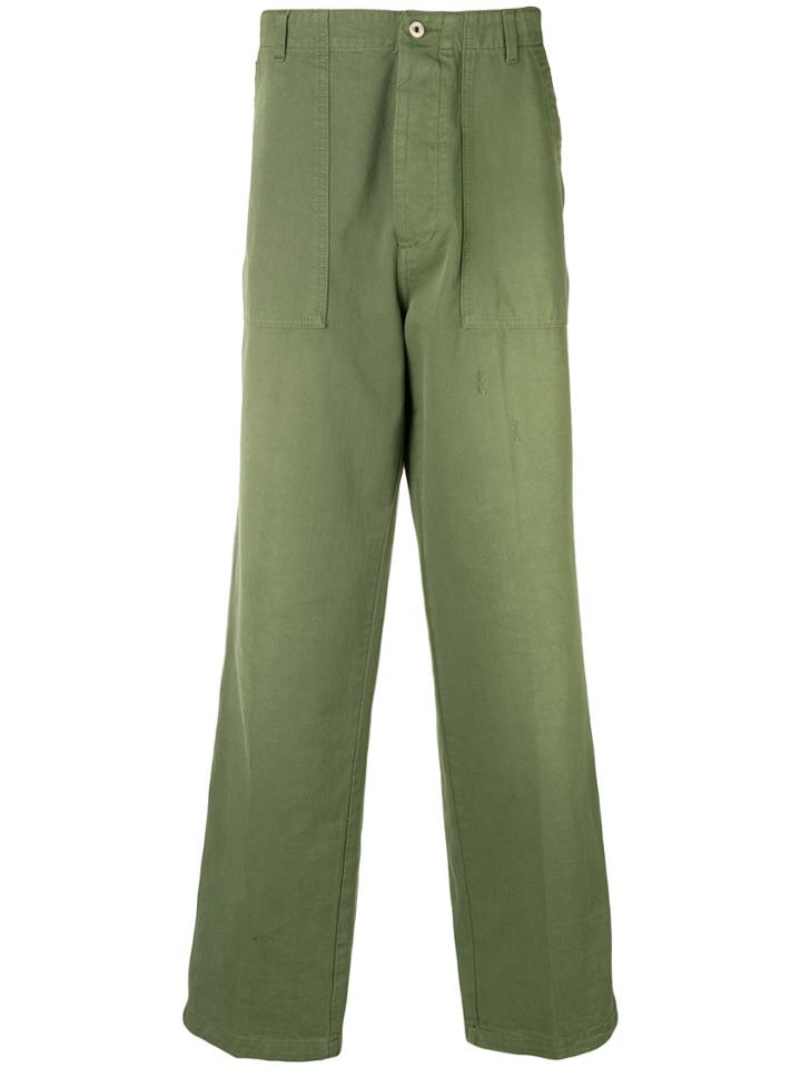 Loewe Straight-leg Chinos - Green
