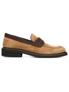 Eleventy Two-tone Penny Loafers
