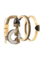 Camila Klein Magnet Three Bracelts Set - Metallic