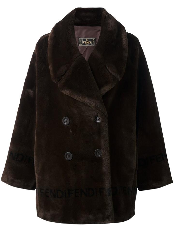 Fendi Vintage Faux Fur Coat