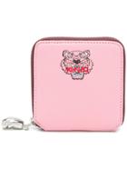 Kenzo Tiger Zip Purse - Pink & Purple