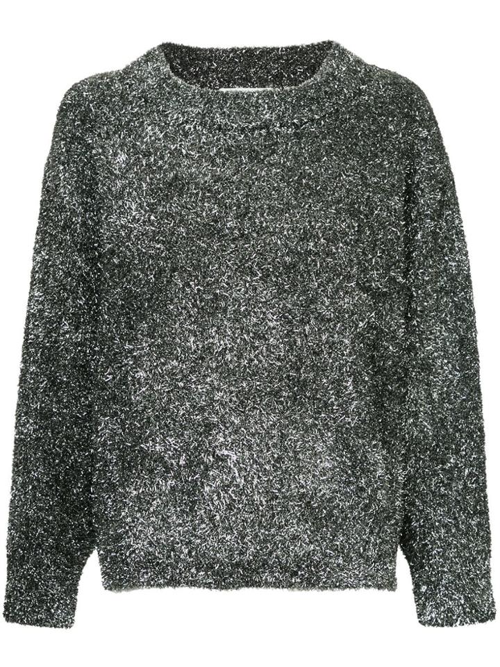 Georgia Alice Sparkle Oversized Jumper - Metallic