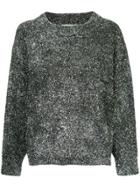 Georgia Alice Sparkle Oversized Jumper - Metallic