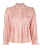 Alex Mill Ruffled Pleated-bib Shirt - Pink
