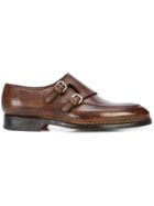 Bontoni Diamante Monk Shoes - Brown