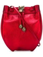Philosophy Di Lorenzo Serafini Mini Bucket Shoulder Bag, Women's, Red, Leather