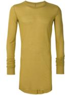 Rick Owens Silk Fine Knit Sweater - Yellow & Orange