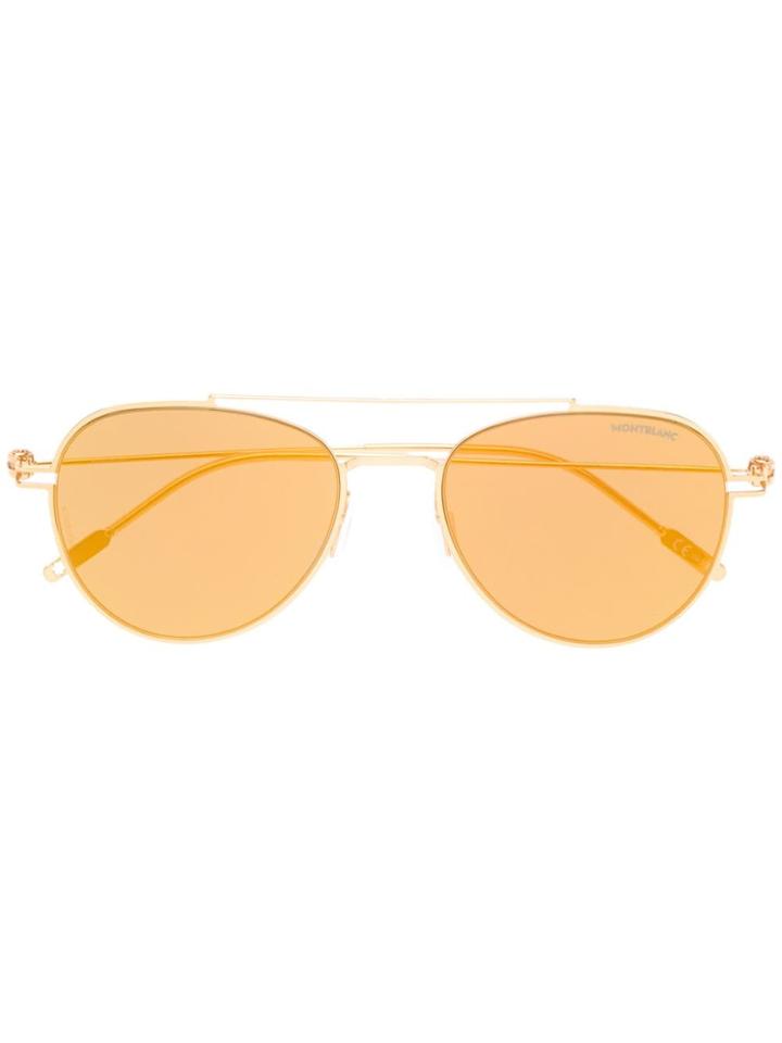 Montblanc Aviator Sunglasses - Gold
