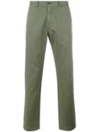 Sunspel Classic Chinos, Men's, Size: 34/32, Green, Cotton